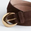 Gürtel mit halbmondförmiger Schnalle Gürtel mit halbmondförmiger Schnalle