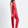 High-Waist-Jeans mit schmal zulaufendem Bein High-Waist-Jeans mit schmal zulaufendem Bein