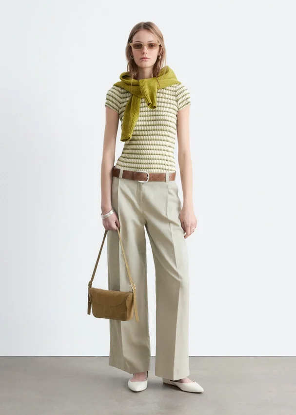 Hose aus Baumwoll-Leinen-Mischung Hose aus Baumwoll-Leinen-Mischung