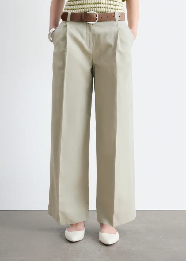 Hose aus Baumwoll-Leinen-Mischung Hose aus Baumwoll-Leinen-Mischung