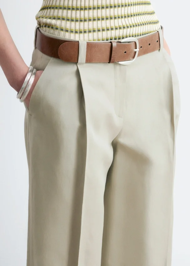 Hose aus Baumwoll-Leinen-Mischung Hose aus Baumwoll-Leinen-Mischung