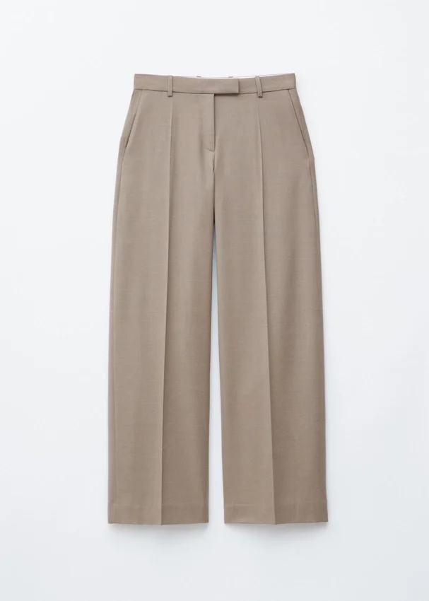 Hose aus Wolle mit Pressfalte Hose aus Wolle mit Pressfalte