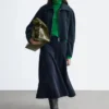Jacke mit skulpturalen Ärmeln