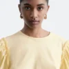 Jacquard-Bluse mit Ballonärmeln Jacquard-Bluse mit Ballonärmeln