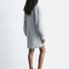 Jersey-Minikleid mit Rollkragen