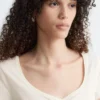 Jersey-Oberteil mit gerafftem Brustbereich Jersey-Oberteil mit gerafftem Brustbereich