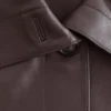 Kastenförmige Nappalederjacke Kastenförmige Nappalederjacke