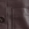 Kastenförmige Nappalederjacke Kastenförmige Nappalederjacke
