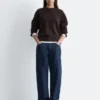 Kastenförmiger Strickpullover