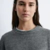 Kastenförmiger Strickpullover