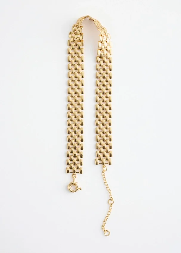 Ketten-Choker-Halskette Ketten-Choker-Halskette