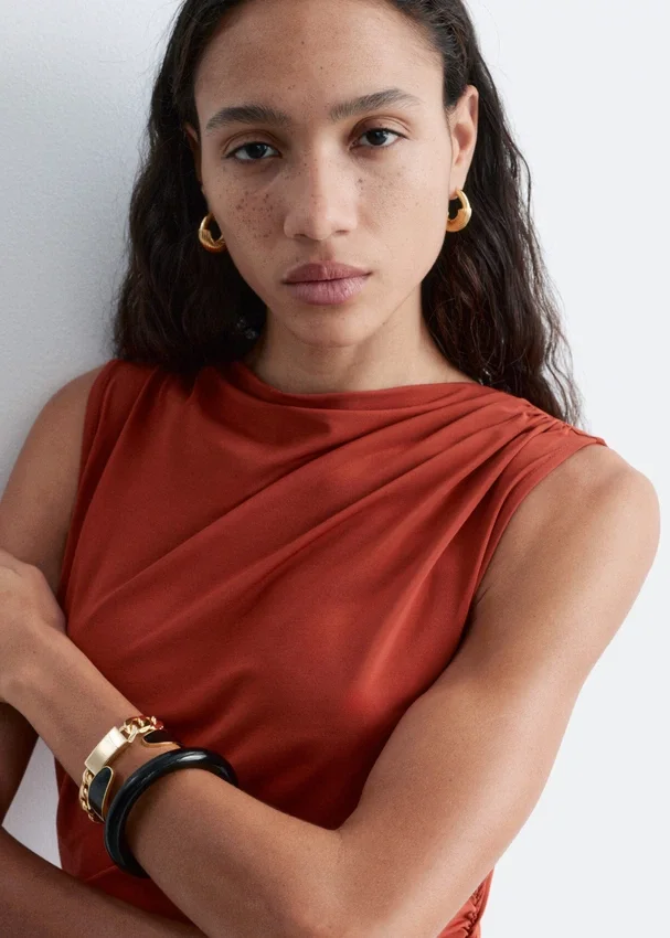 Kettenarmband mit klobigen Gliedern Kettenarmband mit klobigen Gliedern