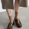 Klobige Leder-Loafer Klobige Leder-Loafer