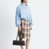 Knie-langer Tartan-Wickelrock Knie-langer Tartan-Wickelrock