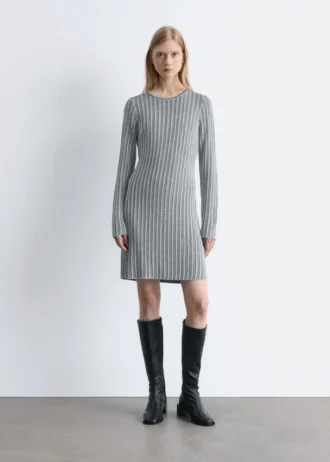 Kniehohe Nappa-Sock-Stiefel