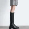 Kniehohe Nappa-Sock-Stiefel Kniehohe Nappa-Sock-Stiefel