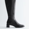 Kniehohe Nappa-Sock-Stiefel Kniehohe Nappa-Sock-Stiefel