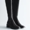 Kniehohe Nappa-Sock-Stiefel Kniehohe Nappa-Sock-Stiefel