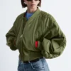 Kurze Bomberjacke