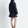 Kurze Jeansjacke mit Cordkragen Kurze Jeansjacke mit Cordkragen