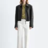 Kurze Wide-Leg-Jeans Kurze Wide-Leg-Jeans