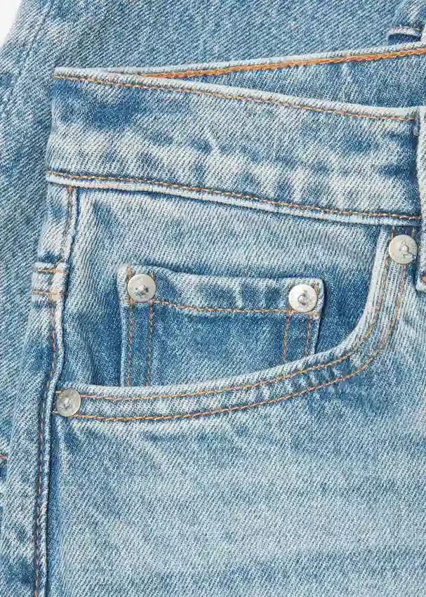 Kurze Wide-Leg-Jeans Kurze Wide-Leg-Jeans