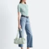 Kurze Wide-Leg-Jeans Kurze Wide-Leg-Jeans
