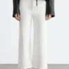 Kurze Wide-Leg-Jeans Kurze Wide-Leg-Jeans