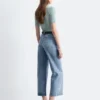 Kurze Wide-Leg-Jeans Kurze Wide-Leg-Jeans