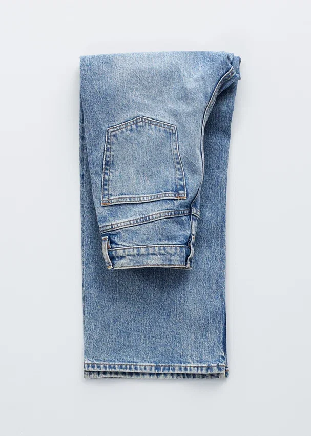 Kurze Wide-Leg-Jeans Kurze Wide-Leg-Jeans