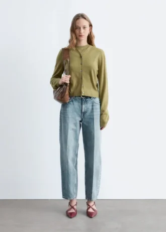 Kurzer Kaschmir-Cardigan