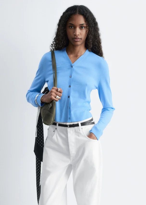 Kurzer Kaschmir-Cardigan Kurzer Kaschmir-Cardigan