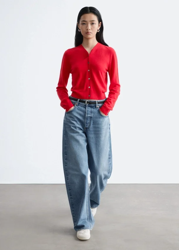 Kurzer Kaschmir-Cardigan Kurzer Kaschmir-Cardigan
