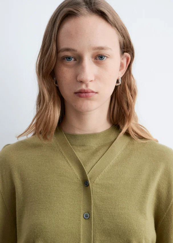 Kurzer Kaschmir-Cardigan Kurzer Kaschmir-Cardigan