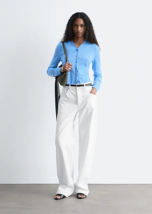 Kurzer Kaschmir-Cardigan Kurzer Kaschmir-Cardigan