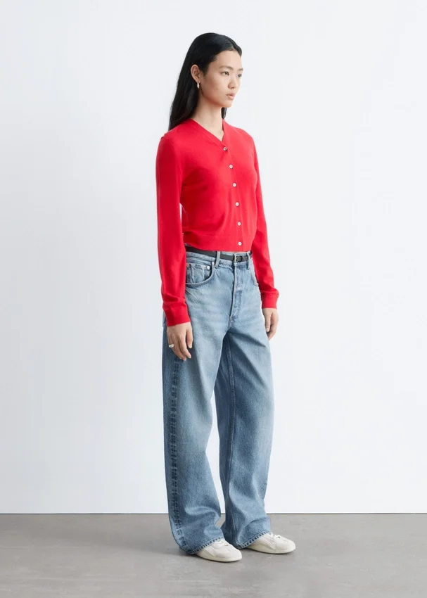 Kurzer Kaschmir-Cardigan Kurzer Kaschmir-Cardigan