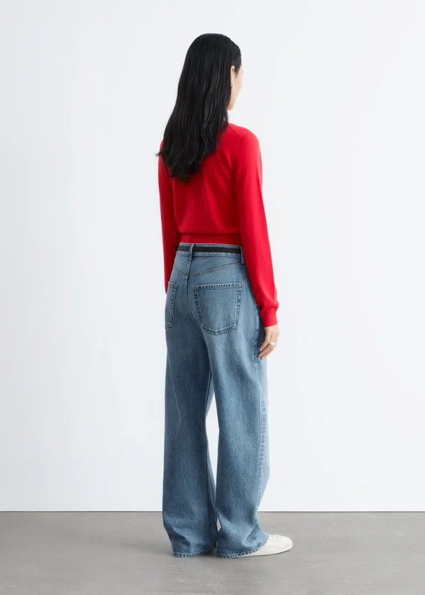 Kurzer Kaschmir-Cardigan Kurzer Kaschmir-Cardigan