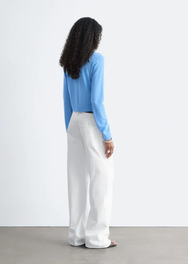 Kurzer Kaschmir-Cardigan Kurzer Kaschmir-Cardigan