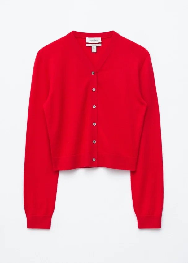 Kurzer Kaschmir-Cardigan Kurzer Kaschmir-Cardigan