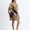 Kurzärmeliges Minikleid mit Rüschen