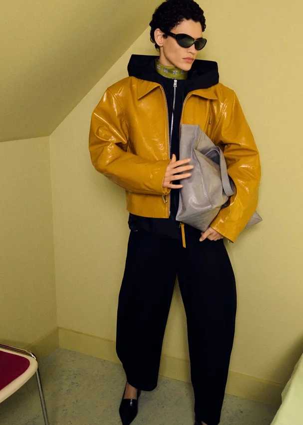 Lackleder-Bikerjacke Lackleder-Bikerjacke
