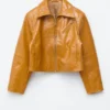 Lackleder-Bikerjacke Lackleder-Bikerjacke