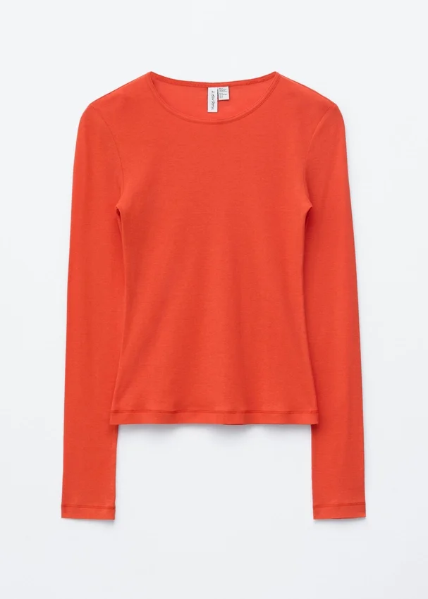 Langarmshirt aus Baumwolle Langarmshirt aus Baumwolle