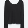 Langarmshirt mit U-Ausschnitt Langarmshirt mit U-Ausschnitt
