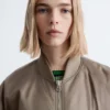 Lange Bomberjacke Lange Bomberjacke
