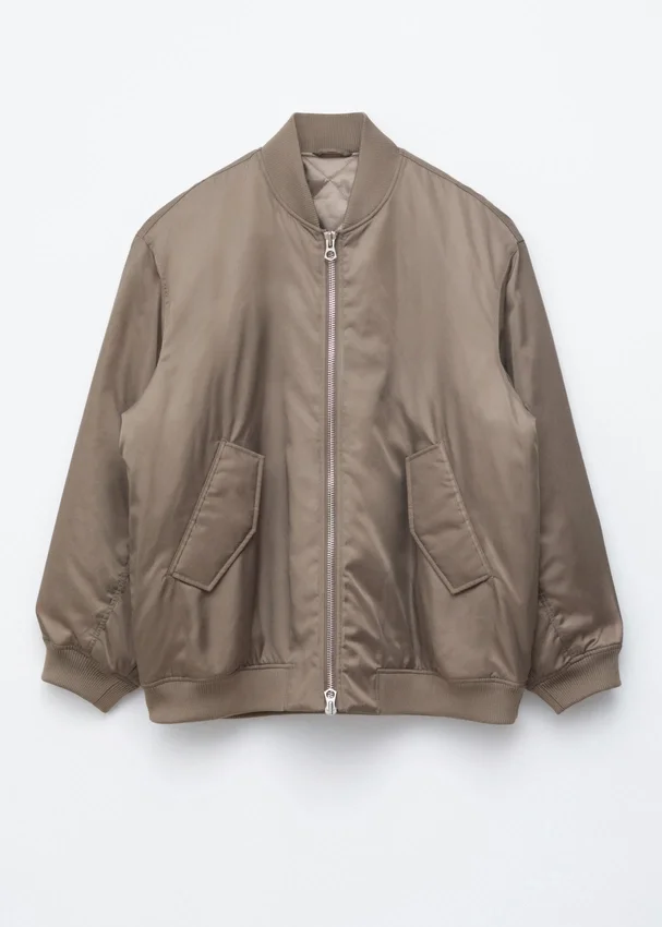 Lange Bomberjacke Lange Bomberjacke