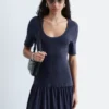 Langes Jersey-Maxikleid Langes Jersey-Maxikleid