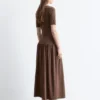 Langes Jersey-Maxikleid Langes Jersey-Maxikleid