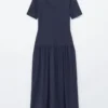 Langes Jersey-Maxikleid Langes Jersey-Maxikleid