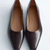 Leder-Ballerinas